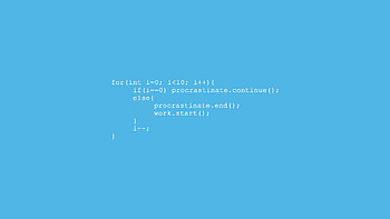 PROCRASTINATION COMPUTER SCIENCE PROGRAMMING . HD wallpaper