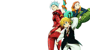 Meliodas, Ban, and King, The Seven Deadly Sins HD wallpaper