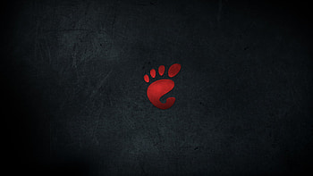 ... Gnome Dark - Red by malkowitch HD wallpaper