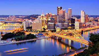 Pittsburgh Skyline, Cultural capital, Unlikely destination, Vibrant city HD wallpaper