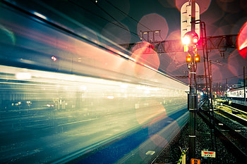 Cities, Night, Glare, Shine, Light, Japan, Railway, Excerpt HD wallpaper