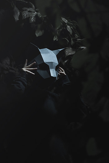 Dark, Mask, Volume, Volumetric, 3D Mask HD phone wallpaper