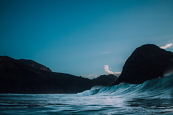 Nature, Sea, Rocks, Surf HD wallpaper