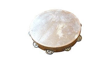 Tambourine with goat skin, LTASoundwell HD wallpaper