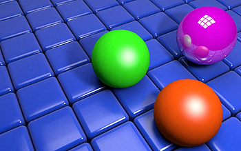 Structure, 3D, Balls, Cuba HD wallpaper