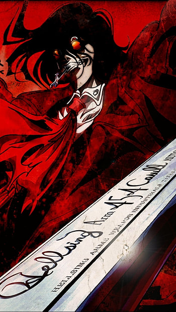 gun, Alucard (Hellsing), Anime, Hellsing HD phone wallpaper