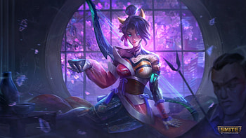 Smite - Sakura Neith, Sakura, CG, Smite, Neith HD wallpaper
