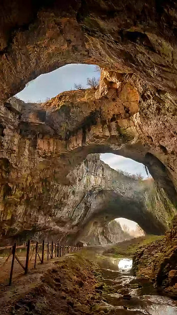 Cave, Mountain HD phone wallpaper