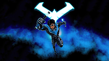 Nightwing , nightwing, superheroes, artwork, digital-art, dark HD wallpaper