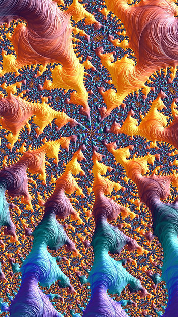 Patterns, 3D, Form, Fractal, Forms, Immersion HD phone wallpaper