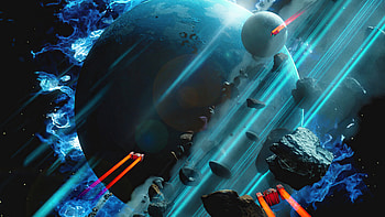 Aliens Planet Asteroids, planet, artist, artwork, digital-art, artstation HD wallpaper