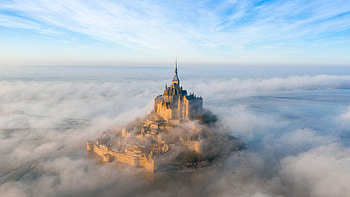 Mont Saint-Michel Abbey in Normandy | Stunning Religious, abbey, normandy, religious, Mont Saint- Michel HD wallpaper
