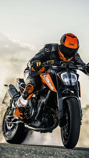 Duke, Racer Bike, Rider Bike HD phone wallpaper