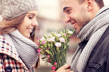 Sweet love, Man, Flowers, Give, love HD wallpaper