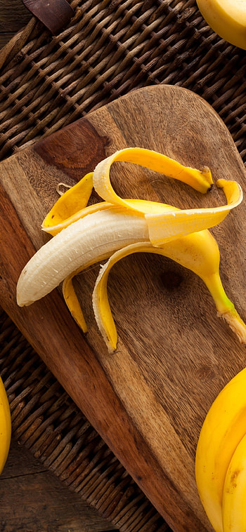 Banana feast, Culinary delight, Nutritious goodness, Finger-licking satisfaction HD phone wallpaper