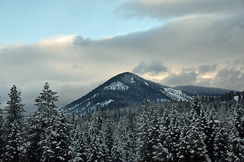 Winter Mountains , mountains, nature HD wallpaper