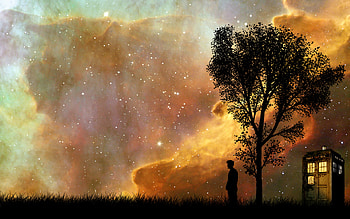 The Lonely Doctor, lonely, artist, artwork, digital-art, alone, deviantart HD wallpaper