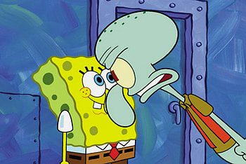 Squidward, SpongeBob SquarePants, Animation, collection HD wallpaper