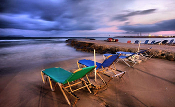 Cretan dawn, dawn, cretan HD wallpaper
