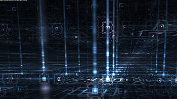 abstract quantum computer HD wallpaper