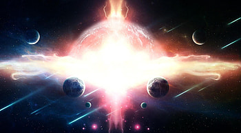 Planets, Universe, Stars, Wave, Asteroids HD wallpaper
