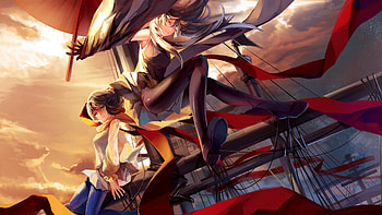 Crows Nest, Girl, Red, Ladys, Cant think of a fourth, Girls, Sails HD wallpaper