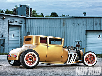 Gold Brick, ford, classic, hot rod, 27 HD wallpaper