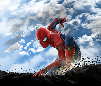 Spider-man, superhero, art, 2019 HD wallpaper