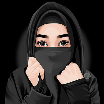 Niqab is love ideas in 2021. niqab, islamic girl, hijab cartoon, Cadar HD phone wallpaper