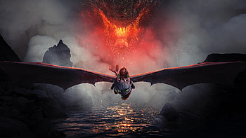 How to Train Your Dragon (2025) — Red Fury Rising HD wallpaper