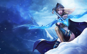 Ashe, League of Legends, PC HD wallpaper