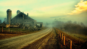 farm , High-quality background, Countryside scenery, Farm view HD wallpaper