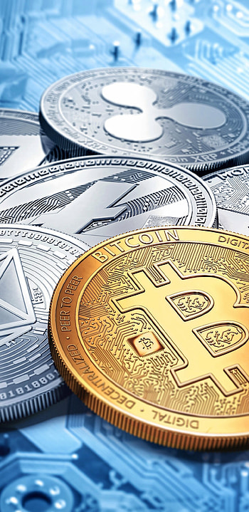 Cryptocurrency technology, Bitcoin transactions, Virtual currency market, Decentralized finance HD phone wallpaper