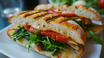 Fresh Grilled Panini, panini, sandwich, tomato HD wallpaper