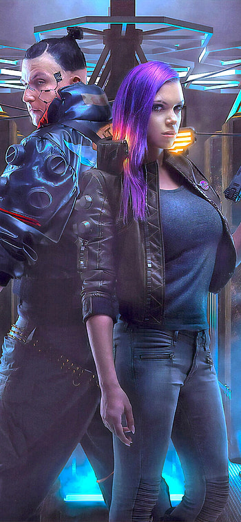 Jackie and V, Cyberpunk 2077 HD phone wallpaper