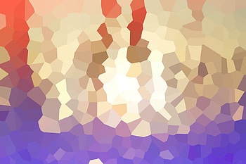 Sunset Mosaic design HD wallpaper