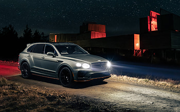 2022, Bentley Bentayga Space Edition, , front view, exterior, Bentayga tuning, matte gray Bentayga, British cars, Bentley HD wallpaper