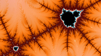 Trippy Psychedelic Fractal, colorful, colors, orange (Color), Abstract, fractal HD wallpaper