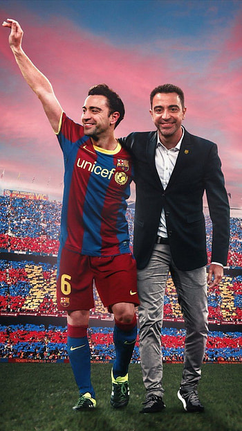Xavi, spanish, barcelona, football-player, xavi-hernandez, coach HD phone wallpaper