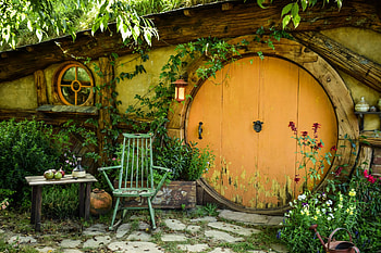 Stepping into Hobbiton, Shire exploration, Captivating journey, Pin your footsteps HD wallpaper