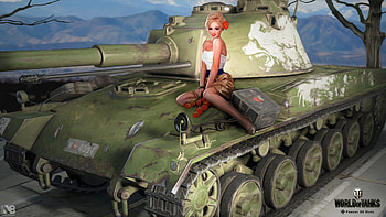 Girls in World of Tanks, Tanks, Girls, World, Game HD wallpaper