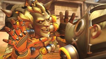Junkrat, Mobile , Vibrant colors, Samantha Thompson HD wallpaper