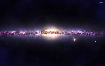 Milky Way galaxy HD wallpaper