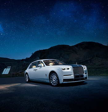 White Rolls-Royce Phantom Tranquillity, 2019 HD phone wallpaper
