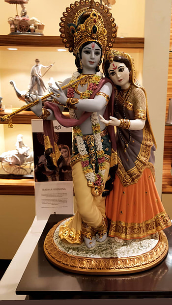 Radha Krishna, devotion, god, radhakrishna HD phone wallpaper
