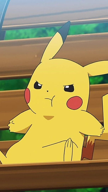 Best Pikachu, Sitting On Bench HD phone wallpaper