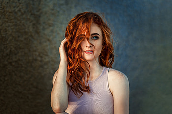 Red Head Beautiful Girl , red-head, girls, model HD wallpaper