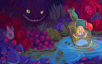 Cheshire-Cat--- HD wallpaper