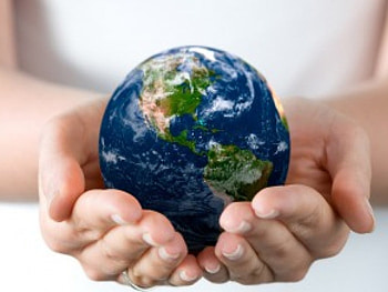 The World Is In Your Hands, abstract, 3d HD wallpaper