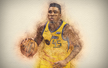 Donovan Mitchell, NBA, utah jazz, mitchell HD wallpaper